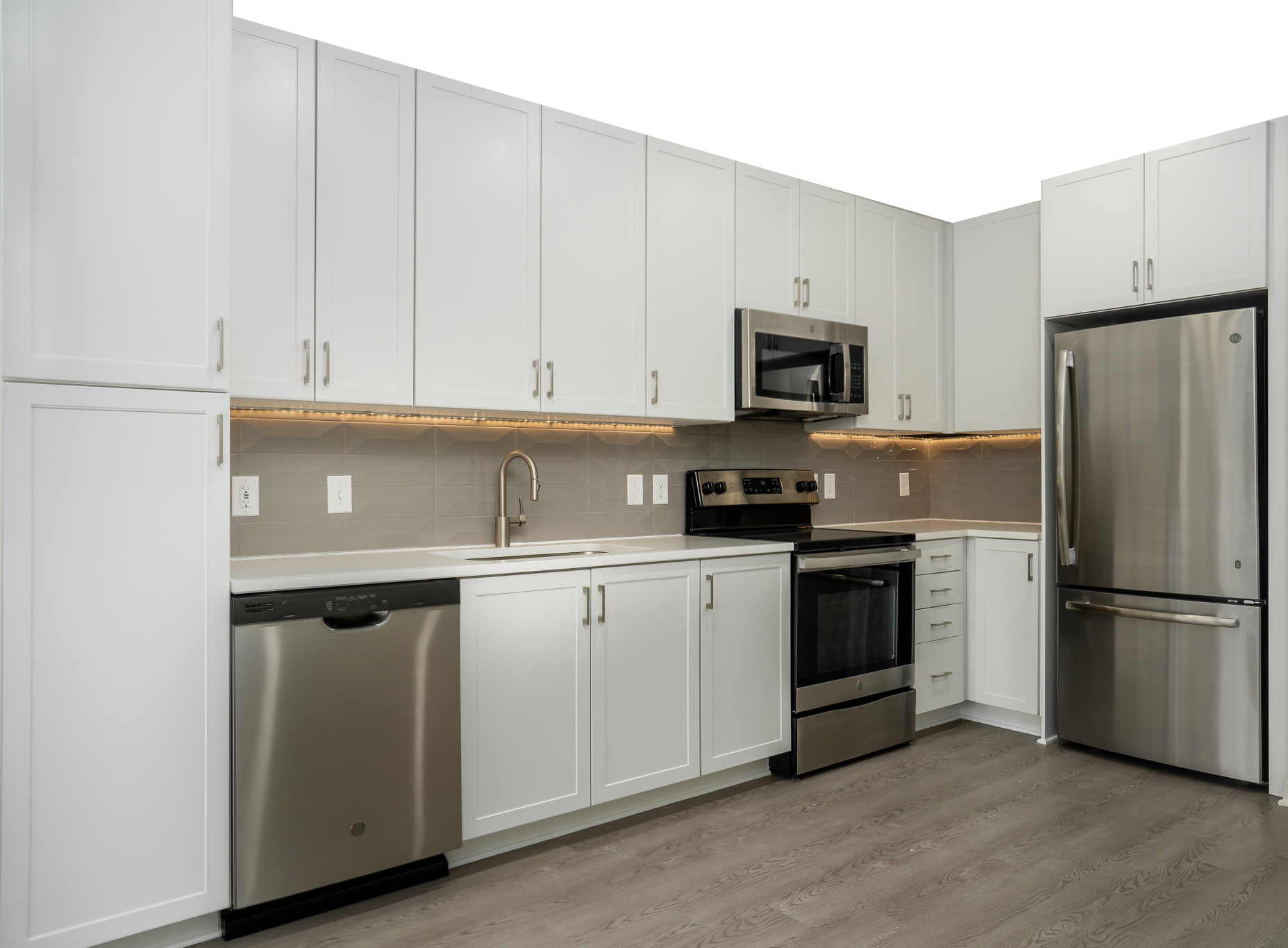 Cabinet, White on White